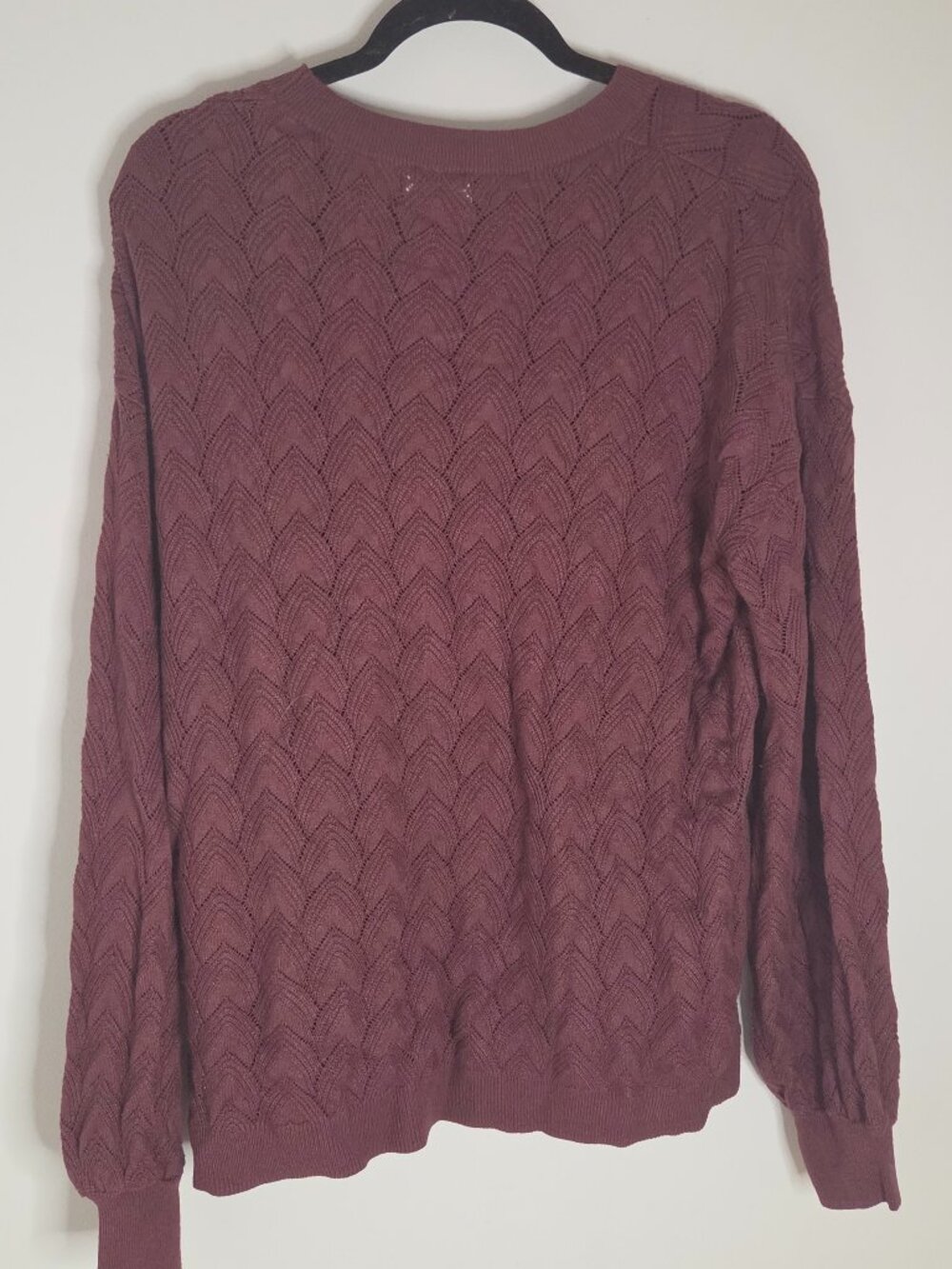 Textured Crew Neck Sweater XL - Picture 3 of 6